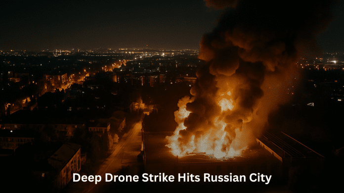 Drones Strike Shockwave Alert: Ukrainian Drones Strike Russian City 1,300 km Away