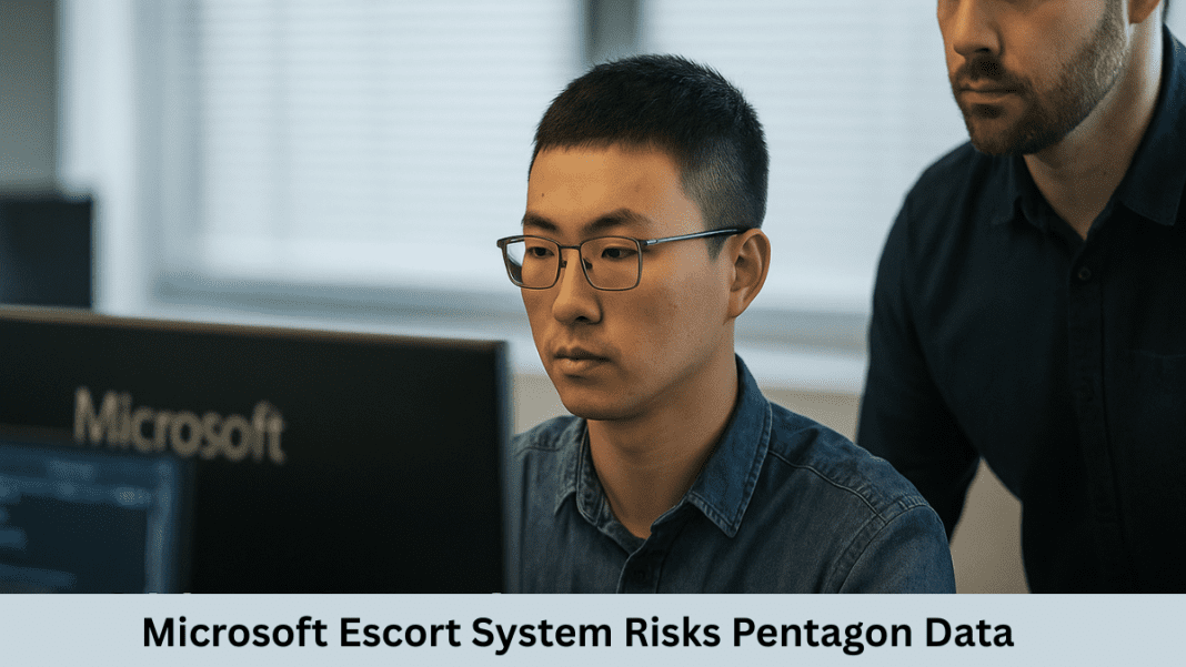 A Hidden Microsoft Escort System May Be Putting Pentagon Data at Risk