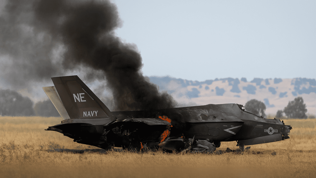 F-35 Fighter Jet Crashes Unexpectedly Near US Navy Base in California