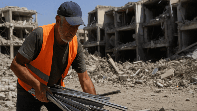 Bombed buildings, booming business—aluminum salvaging thrives in Israel’s war zones Bombed buildings, booming business—aluminum salvaging thrives in Israel’s war zones