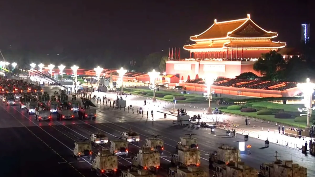 Chinese military parade rehearsal reveals fearsome new missiles, drones and tanks