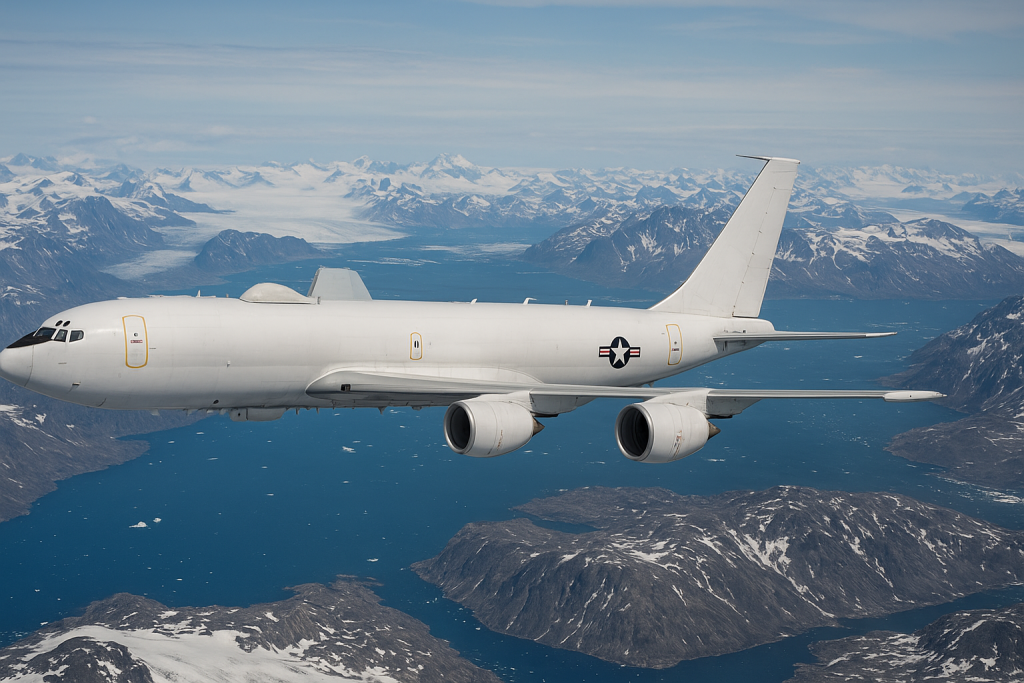 U.S. E-6B nuclear command aircraft makes rare deployment to Greenland ...