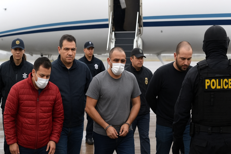🔥 Cross-border crackdown — 26 Mexican cartel kingpins flown to U.S. in major security deal 🔥 Cross-border crackdown — 26 Mexican cartel kingpins flown to U.S. in major security deal