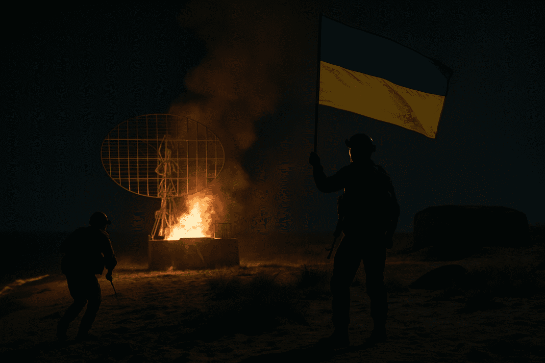 Ukraine destroys Russian radar hub in Kherson amphibious raid