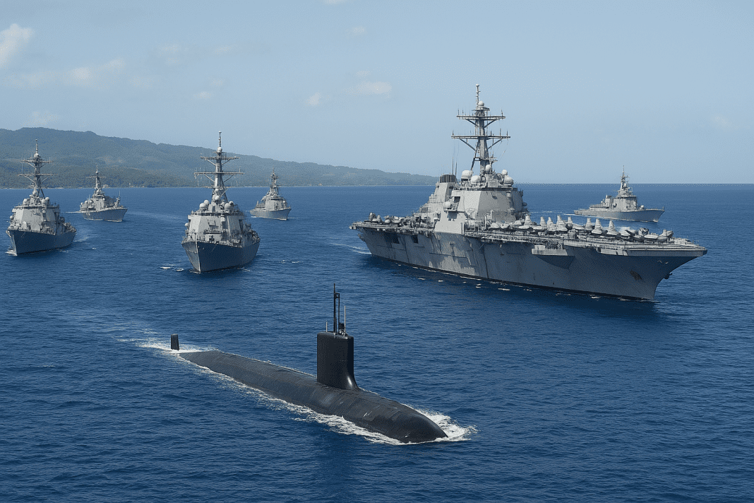 US sends flotilla near Venezuela to target drug cartels as Maduro mobilizes forces