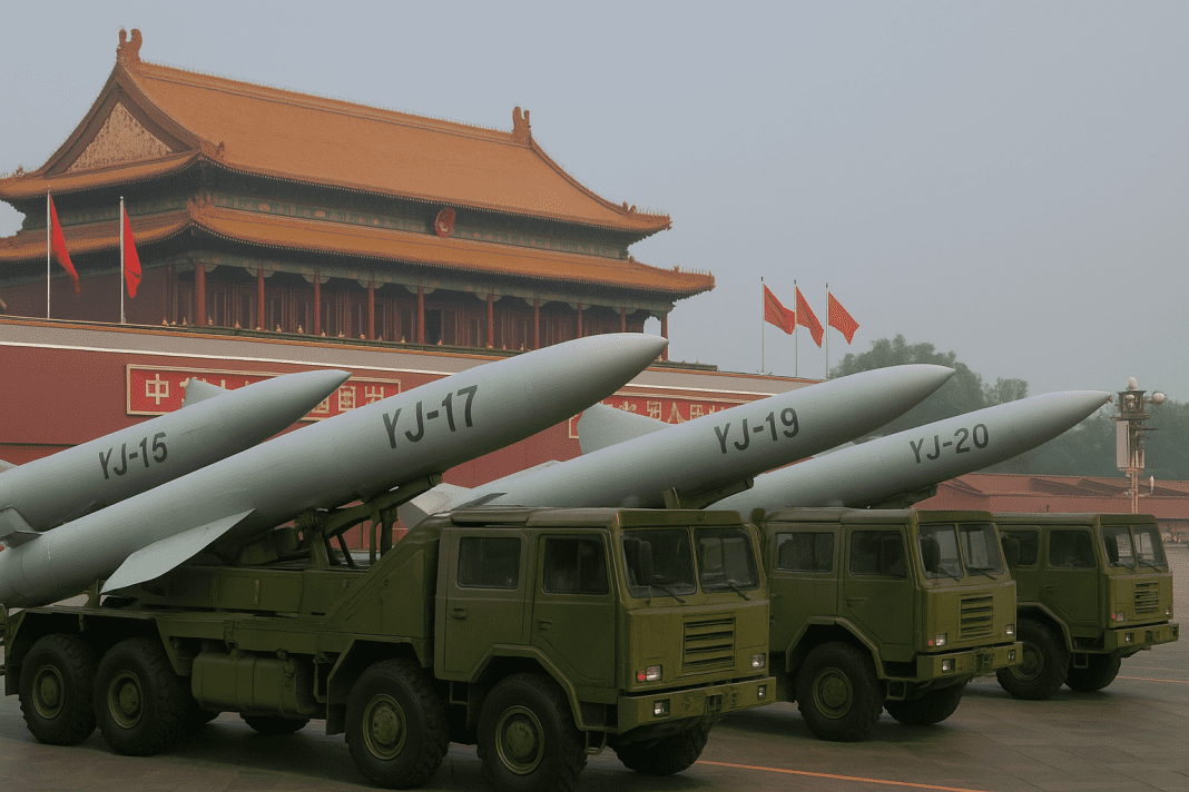 China unveils advanced missiles capable of targeting U.S. warships