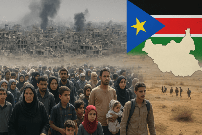 relocation Israel in talks with South Sudan over possible relocation of Palestinians from Gaza