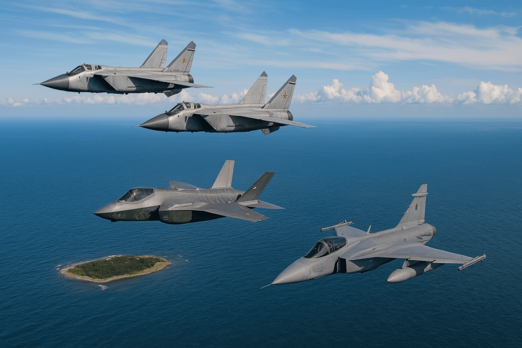 Russia enters Estonian airspace with three MiG-31 jets prompting NATO to monitor activity