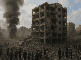 Gaza officials report Mushta Tower struck as hundreds of residents forced to flee homes again