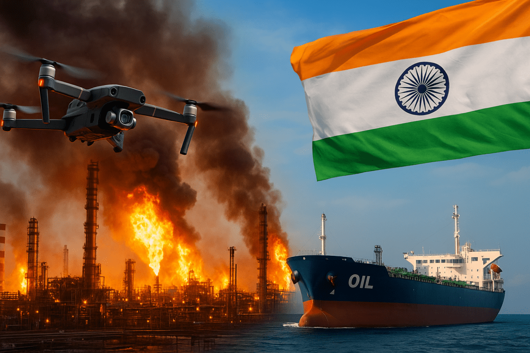 India increases imports of Russian oil after Ukraine drone strikes disrupt refineries