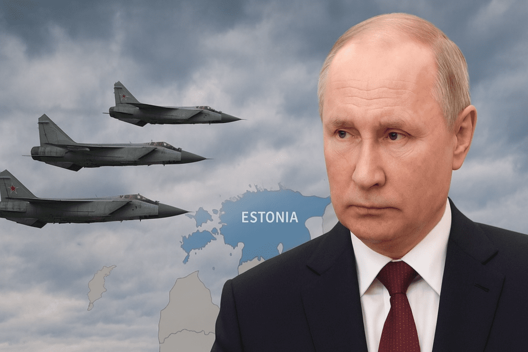 Putin moves Russian jets into Estonian airspace raising NATO concerns over repeated violations