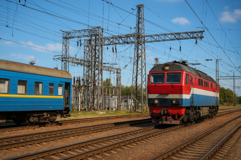 Russia launches drone strikes on Ukraine railway power stations causing delays across network