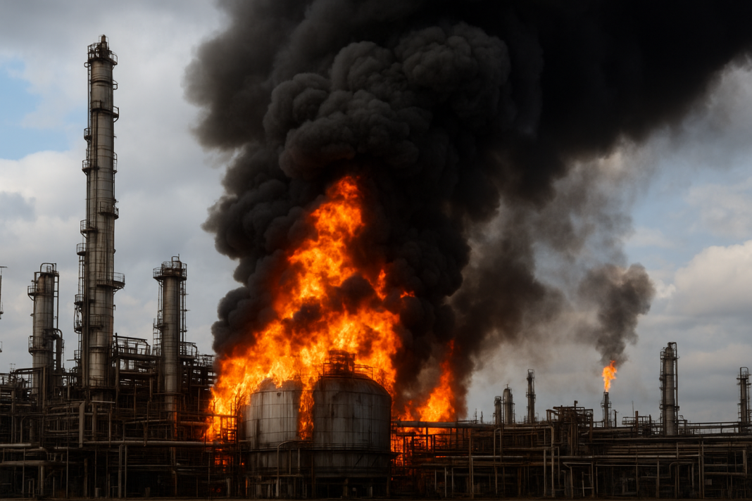 Ukrainian forces hit Ryazan oil refinery in Russia raising concerns over fuel infrastructure