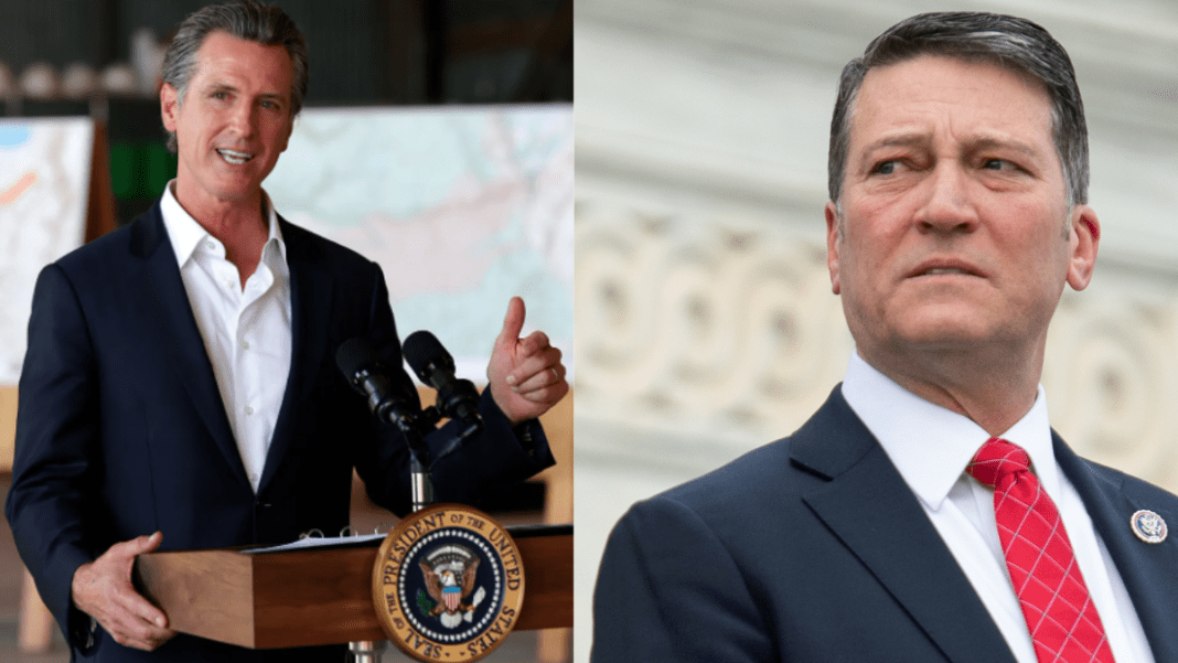 Texas Congressman Ronny Jackson challenges Gavin Newsom in federal court over redistricting battle