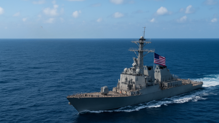 War drums in the Caribbean: armed Venezuelan F-16 jets fly directly over U.S. Navy warship