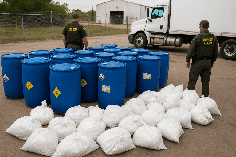 Homeland Security coordinates with foreign partners to seize chemicals linked to cartel operations