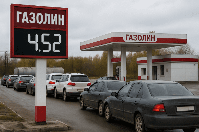 gasoline Russia reports gasoline shortages as drone attacks hit refineries raising local prices