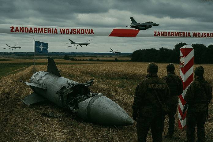 Poland military police opens probe into missile debris found in Lublin after drone interception