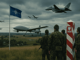 Russia describes drone flights as part of wider struggle while NATO maintains no direct involvement