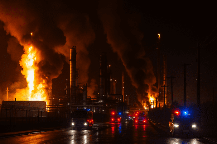 Petrotel refinery blast