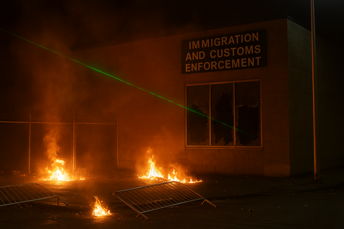 Federal Immigration ICE director reports Portland police slow to respond to assaults on federal immigration office