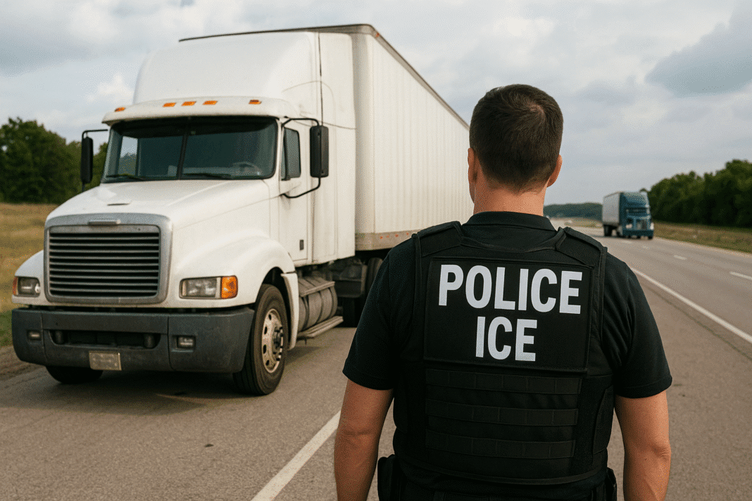 ICE and Oklahoma Highway Patrol detain 120 migrants in interstate operation to improve road safety