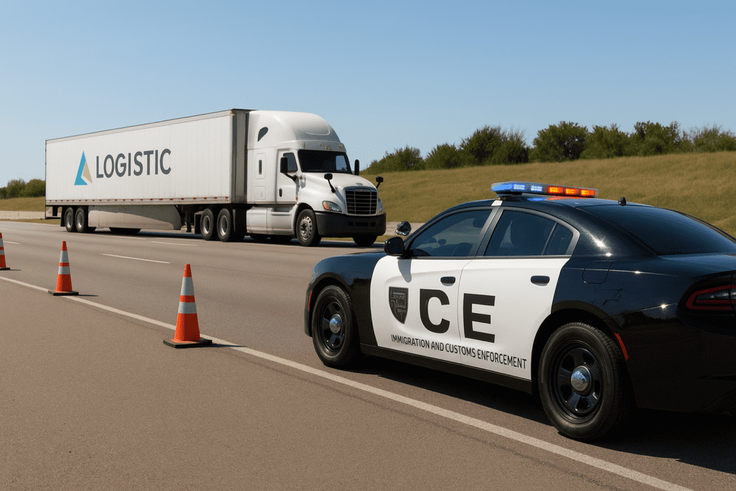 Oklahoma Highway Patrol and ICE arrest 120 immigrants in truck license crackdown