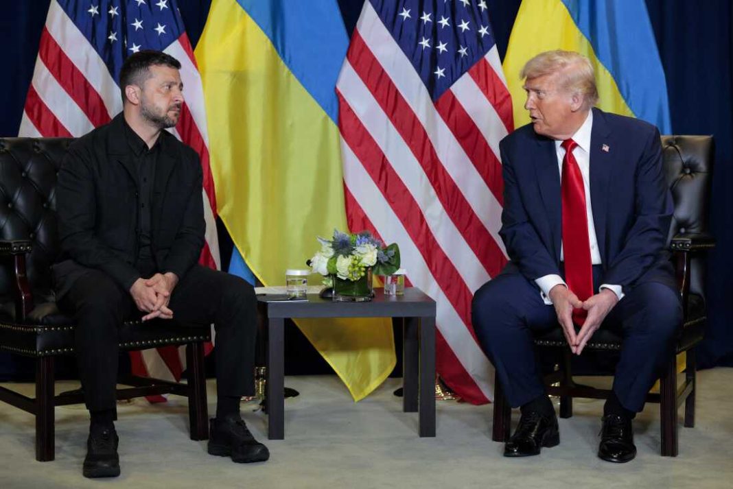 Trump suggests Russia keep seized Ukrainian land after White House meeting with Zelenskyy