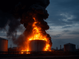 Russia Engulfed in Firestorm — 130 Drones Spark Explosions at Oil and Chemical Plants Across the Country Russia reports major drone wave hitting oil sites as industrial explosions disrupt fuel supply