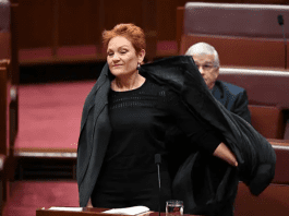 55–5 Vote: Australian Senate Punishes Hanson for Burka Antics Meant to ‘Vilify Muslim Australians’