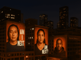 Downtown L.A. ignites in light — ‘Am I Next’ projections turn museums into beacons of solidarity Am I Next campaign uses illuminated art to raise awareness of civil liberties and community unity