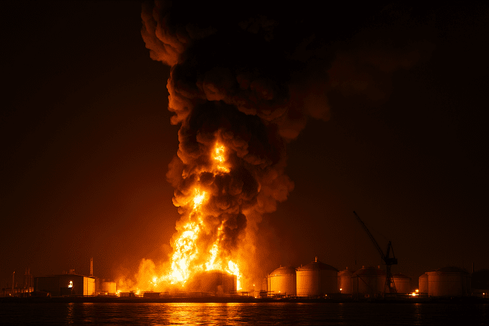 Novorossiysk Russia reports damage at Novorossiysk oil terminal and moves to assess impact on Black Sea exports