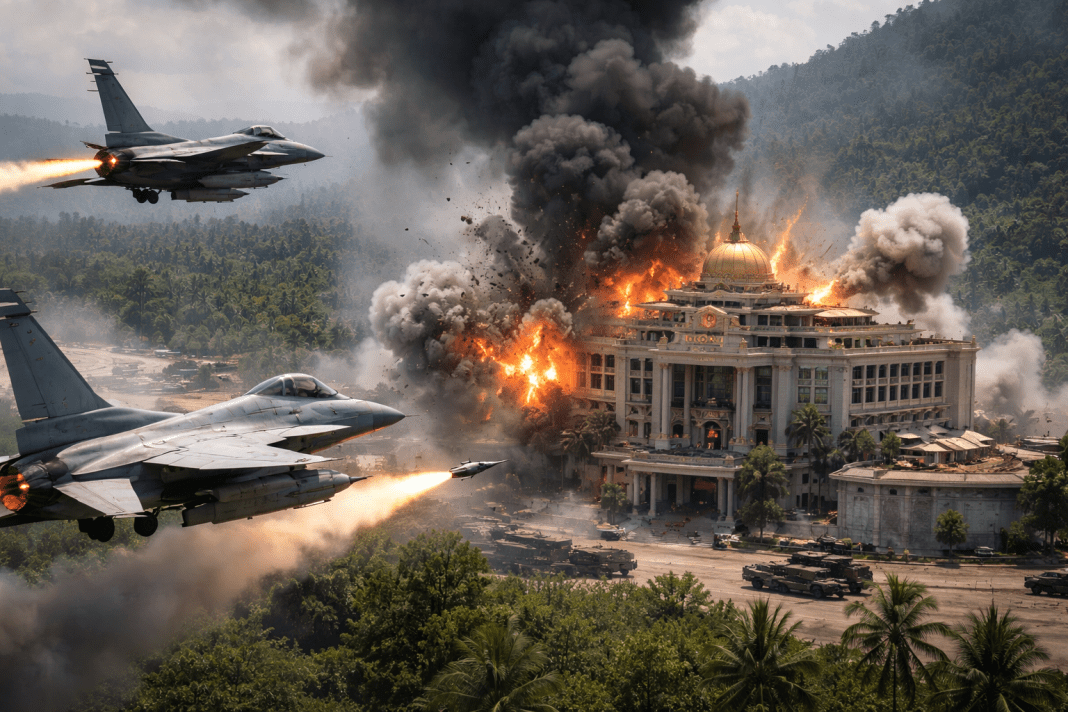 Thai military carries out airstrike on Cambodian casino amid border tensions