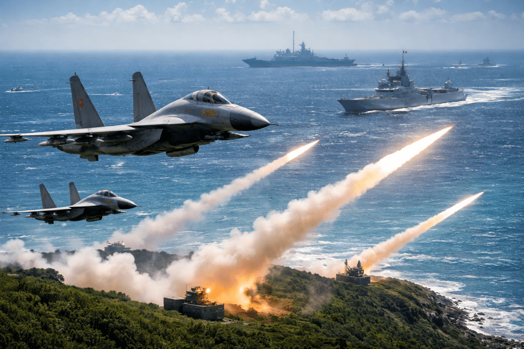 China deploys jets and rockets in Taiwan Strait exercises as US arms sale raises concern