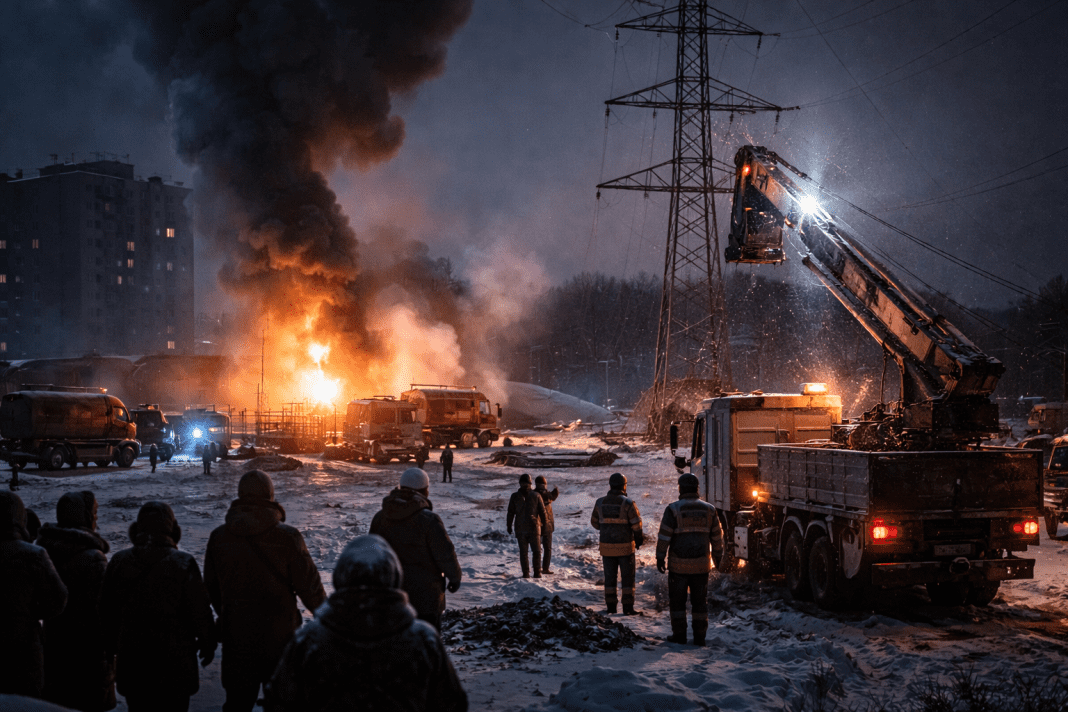 Ukraine strikes Belgorod energy systems leaving hundreds of thousands without heat or power