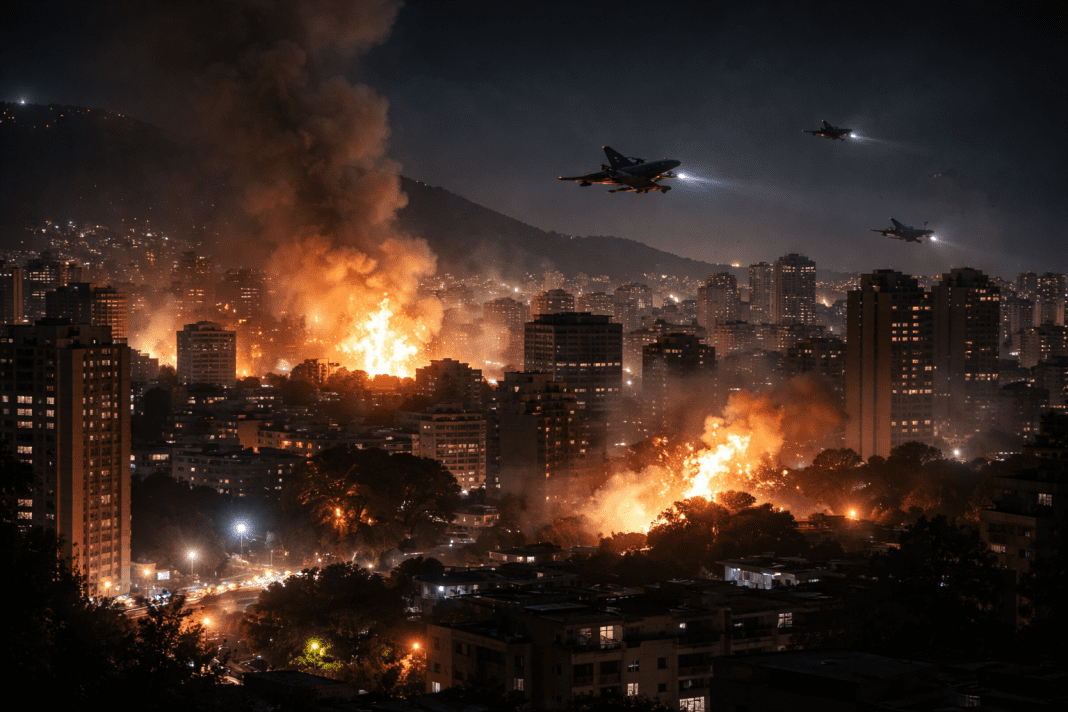 Venezuela reports explosions and low-flying aircraft in Caracas with cause still unknown