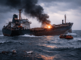 Suspected Iranian arms cargo ship sinks in the Caspian