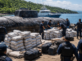 Fiji authorities intercept suspected narco-submarine carrying cocaine bound for Australia