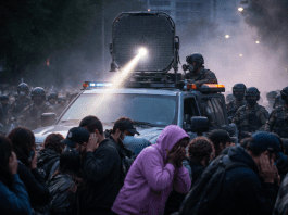 Police blast protesters with military-grade sound weapon during Minneapolis demonstrations ICE uses LRAD against protesters in Minneapolis raising questions over safety