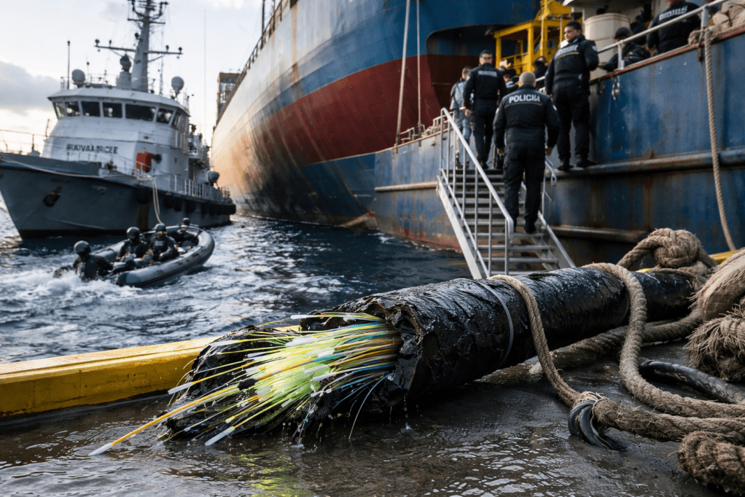 Latvian authorities investigate undersea fiber optic cable damage near Liepāja after possible ship involvement