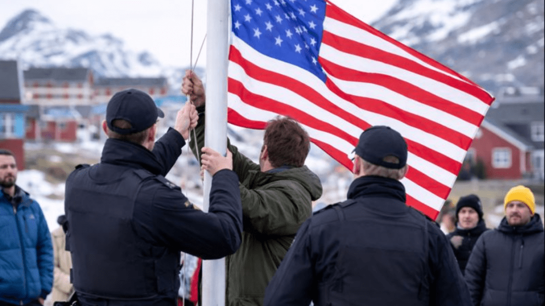 Greenland police act against German satire crew over US flag display