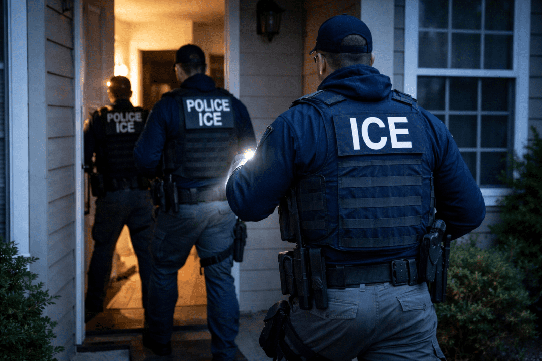ICE issues memo allowing home arrests without judicial warrants raising legal concerns
