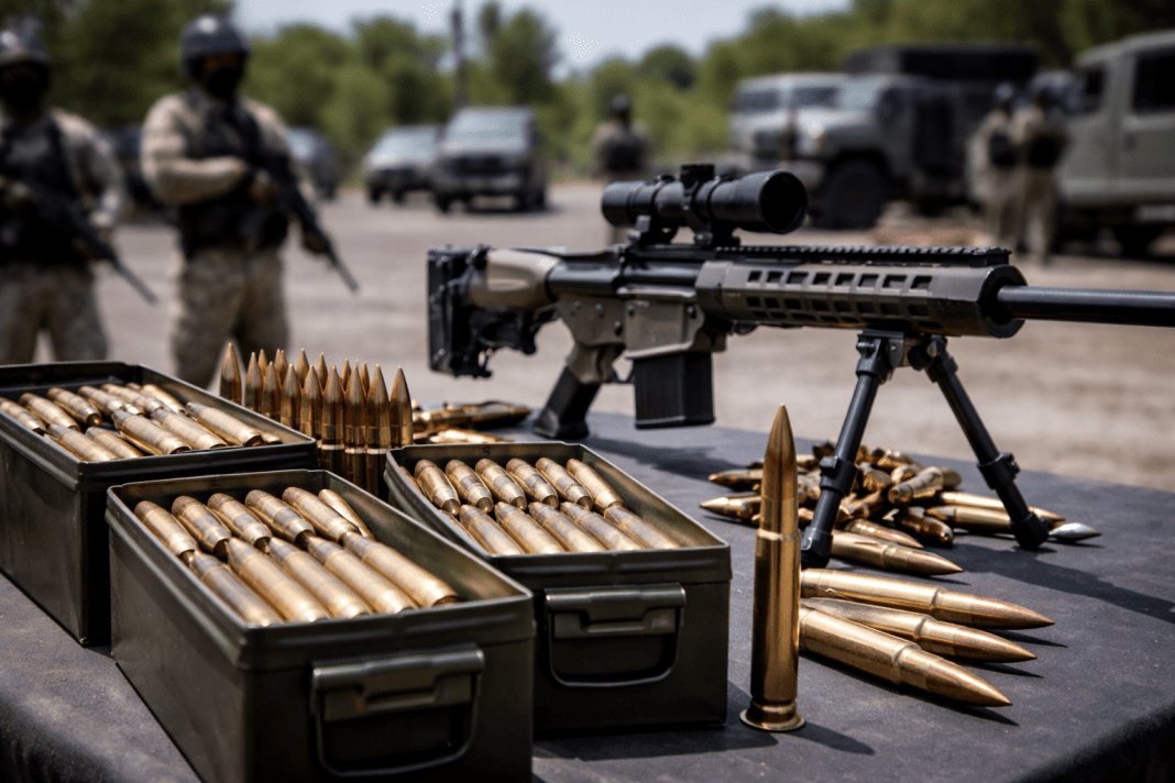 Mexican defense reports nearly half of seized .50 caliber ammunition traced to US Army owned plant