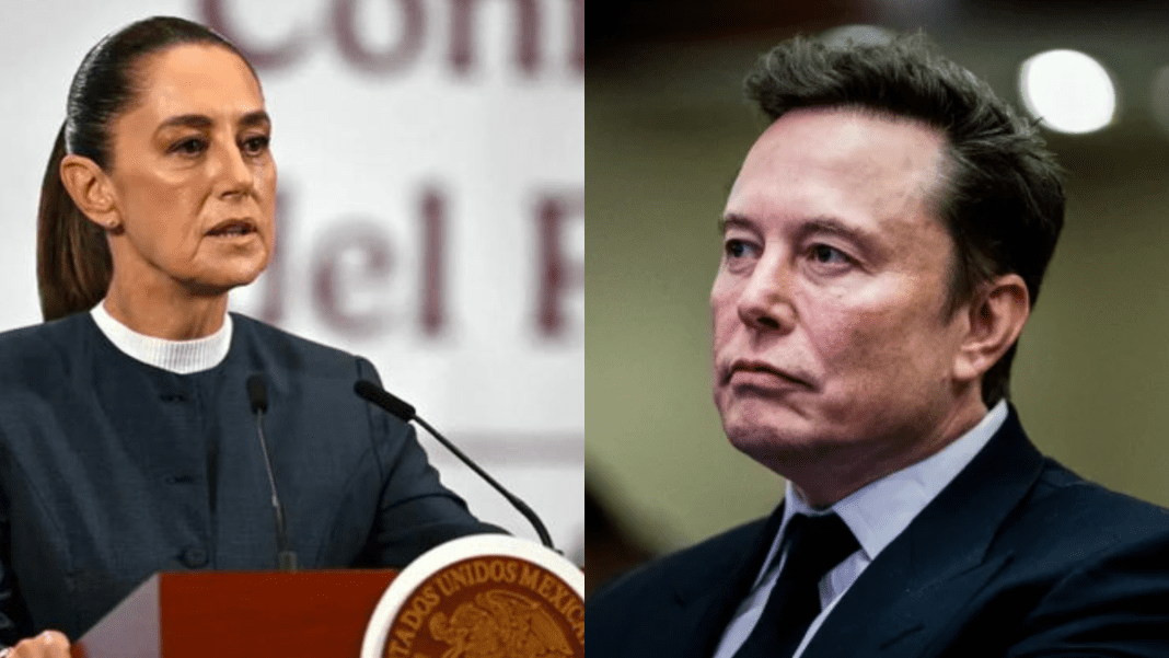 Claudia Sheinbaum reviews legal action against Elon Musk over cartel allegations