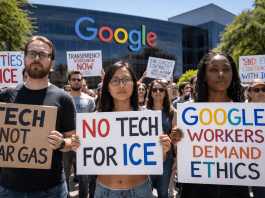 Google employees seek transparency on immigration enforcement ties citing risks to people and trust