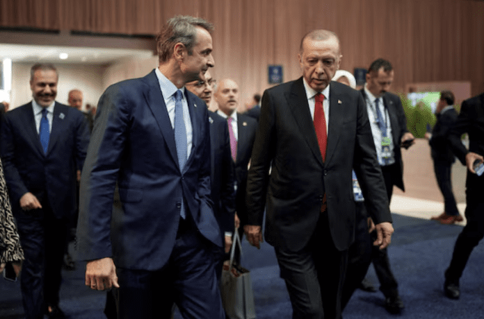 Turkey and Greece hold talks in Ankara to ease tensions amid war threat