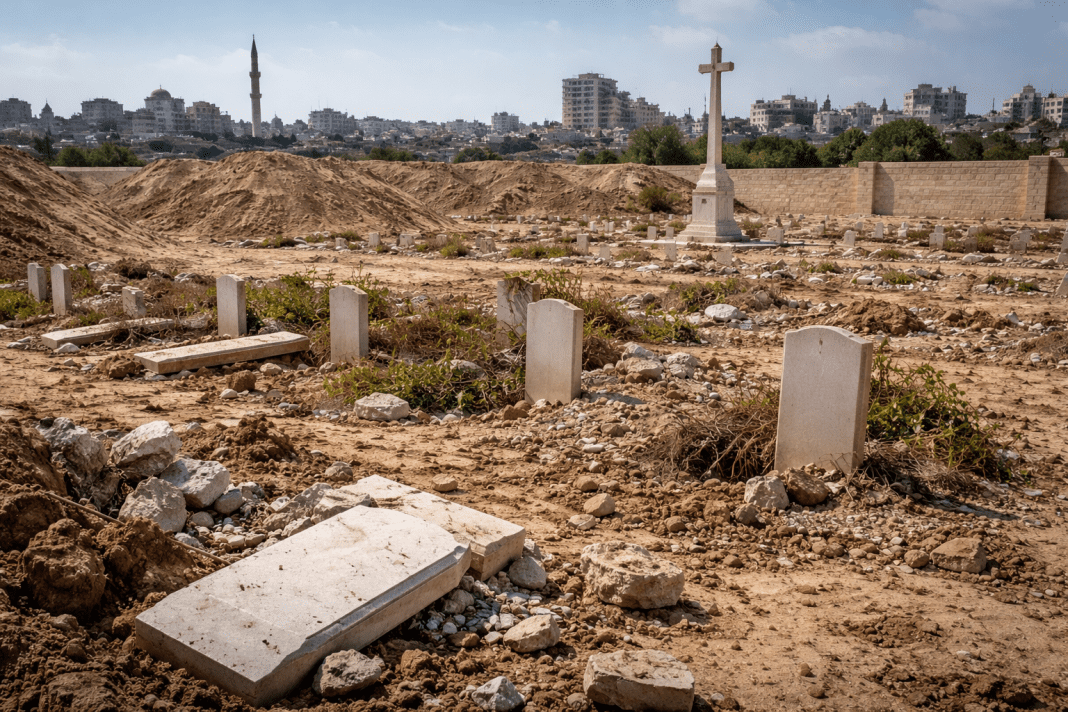 Albanese raises damaged Australian war graves in Gaza with Israel as families seek answers