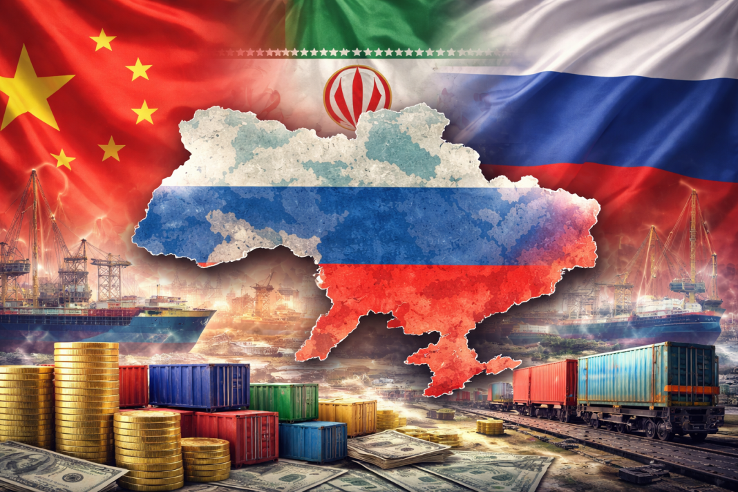 Russia builds alternative economy in occupied Ukraine with support from China and Iran