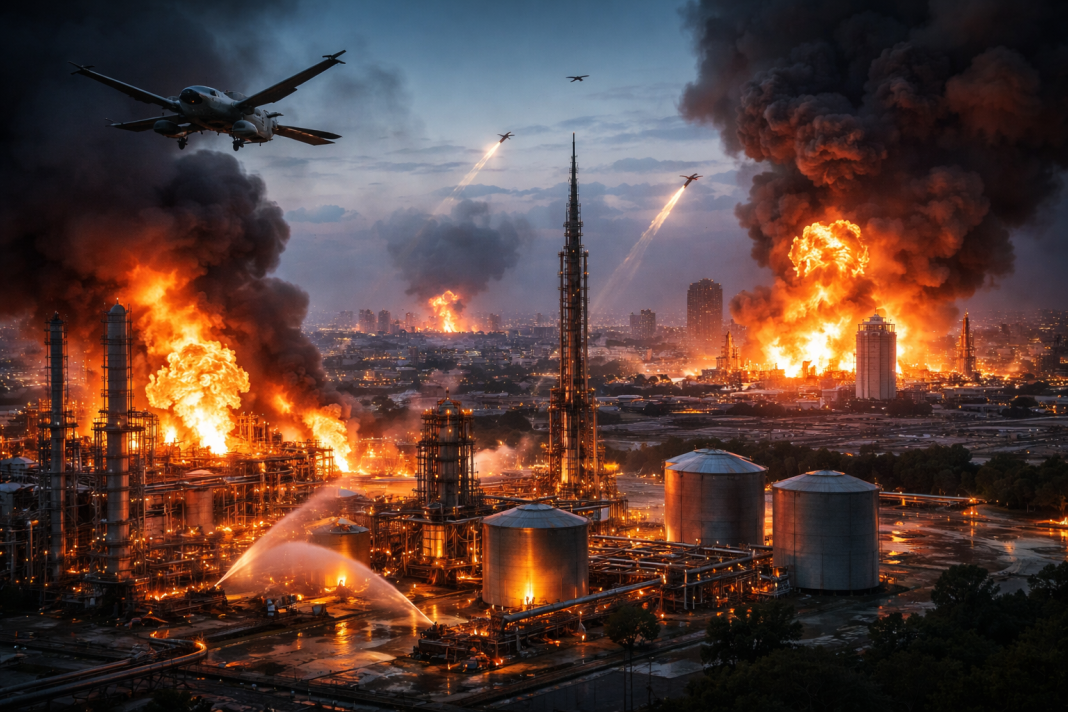 Kuwaiti oil refinery hit by Iran as Israeli strikes cause explosions in Tehran