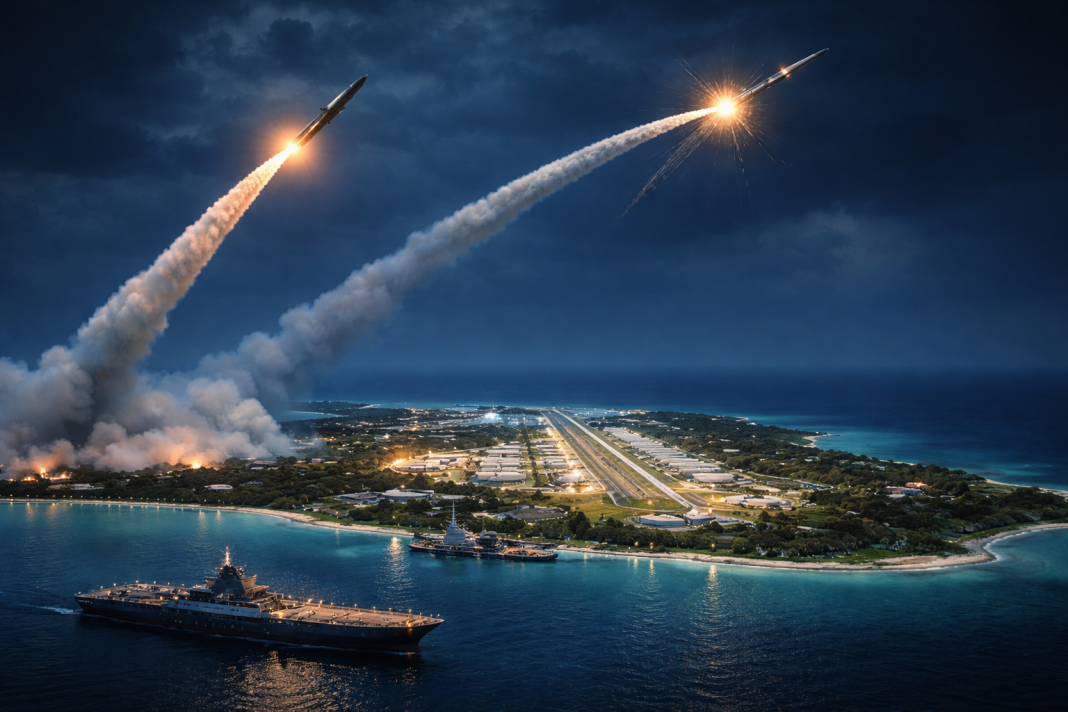 US-UK base in Indian Ocean targeted by Iranian missiles, interception reported